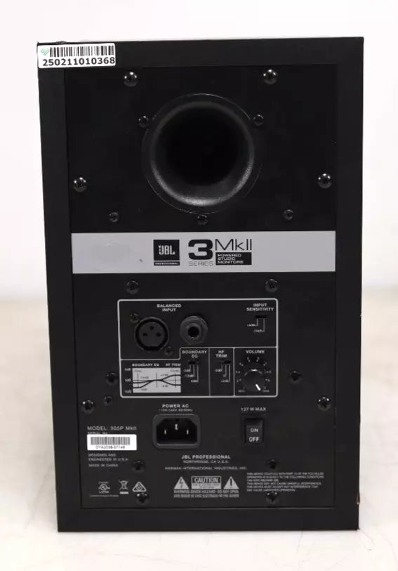 JBL Professional 305P MkII Next-Generation 5" 2-Way Powered Studio Monitor Speak (1 Pair)