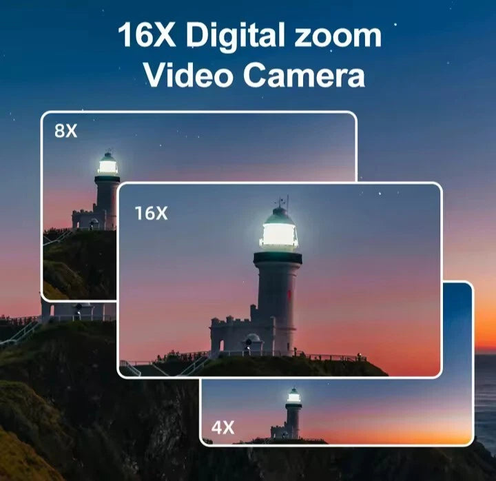 4K 48MP Camera for Vlogging HD, Night Shot, Travel and YouTube Ready