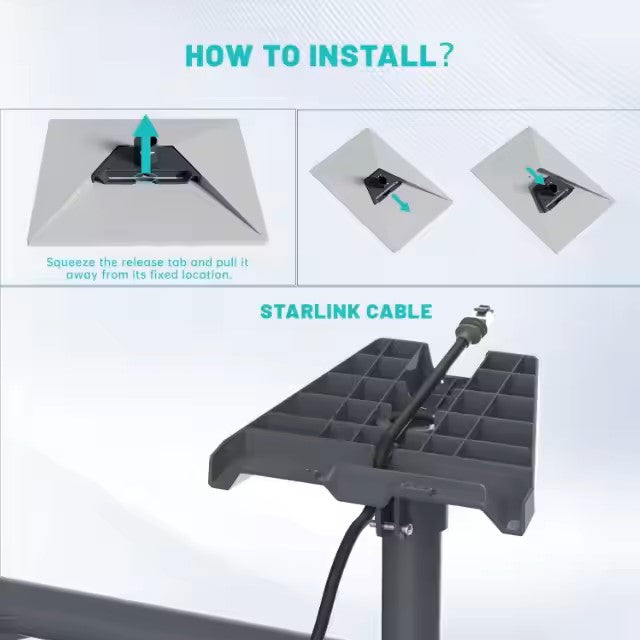 Gen 3 Starlink Mount for Wall
