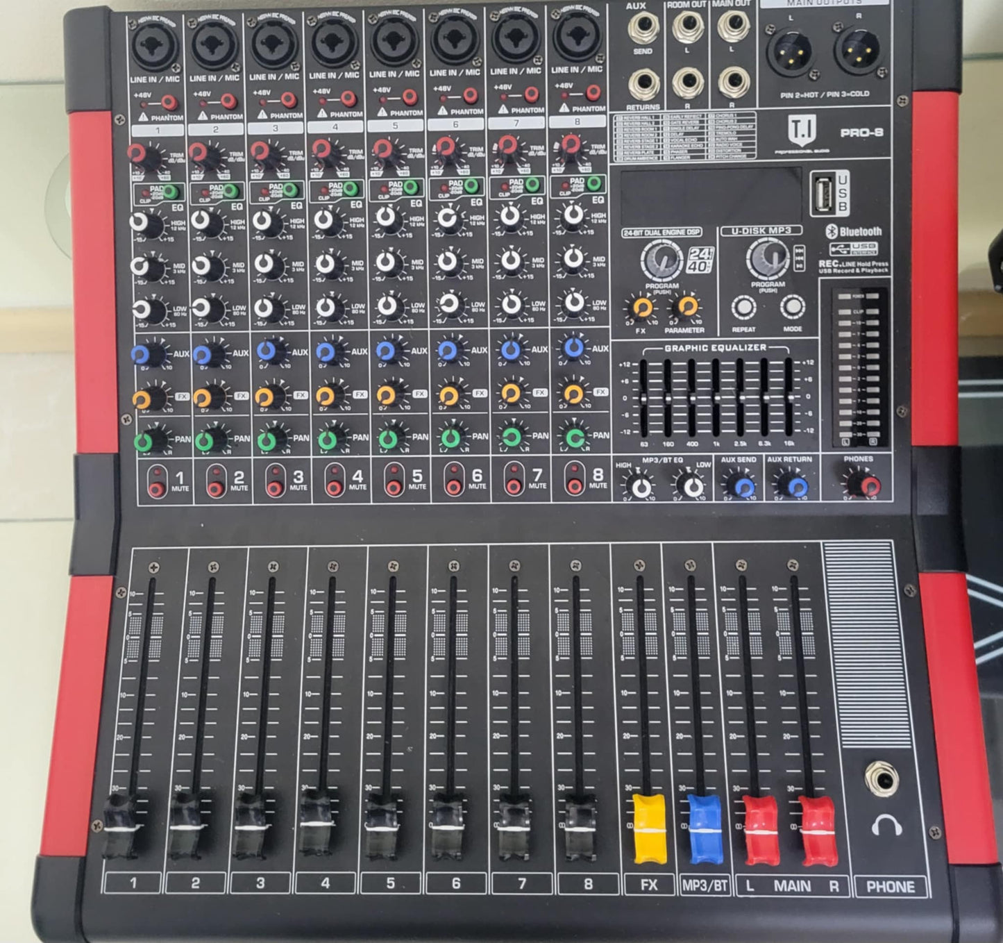 T.I Pro8 Analog Mixer