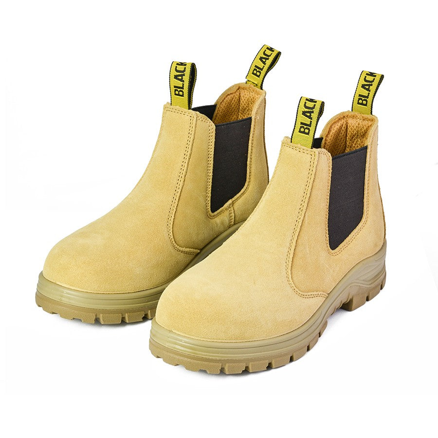 Blacksmith Chippie Steel Cap Work Boots - Black/Brown