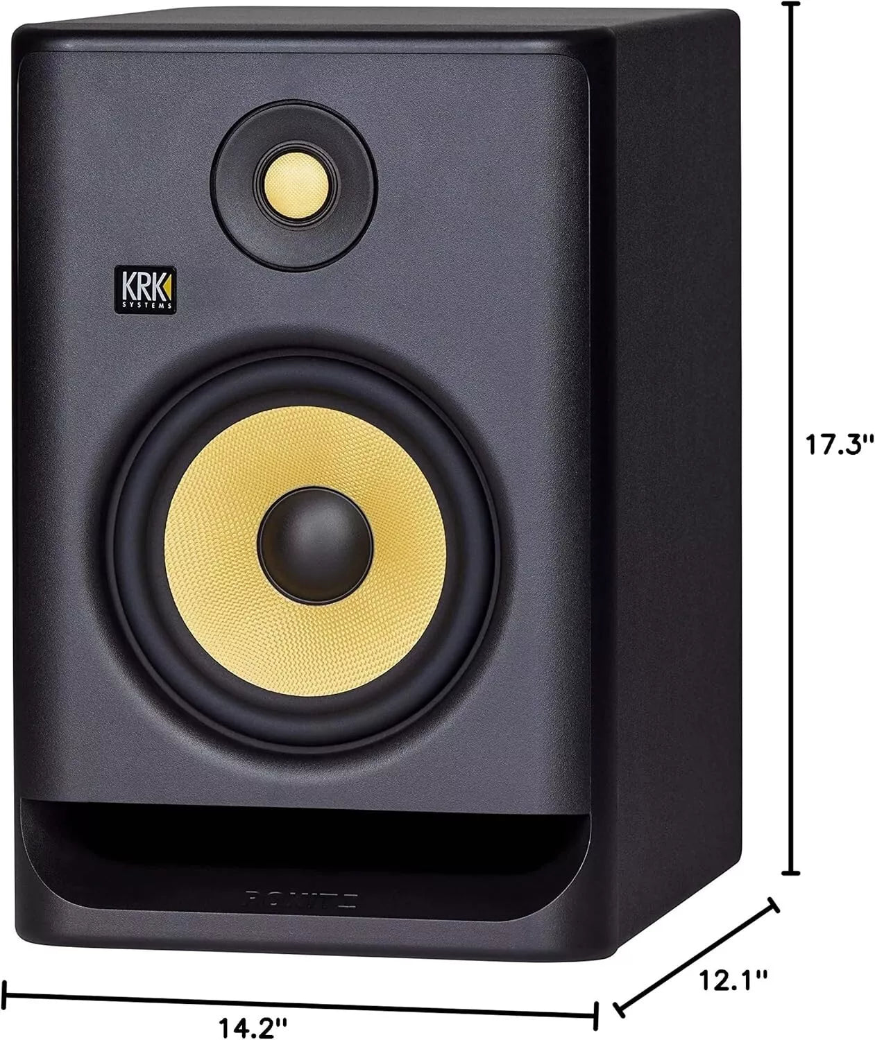 KRK ROKIT 7 G4 7" Nearfield Studio Monitor W/ Kevlar Drivers Black LCD SPEAKER (1 pair)
