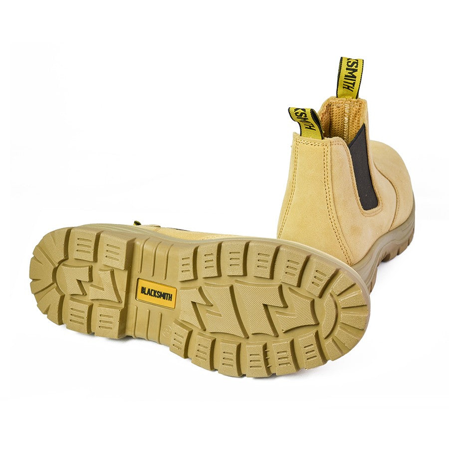 Blacksmith Chippie Steel Cap Work Boots - Black/Brown