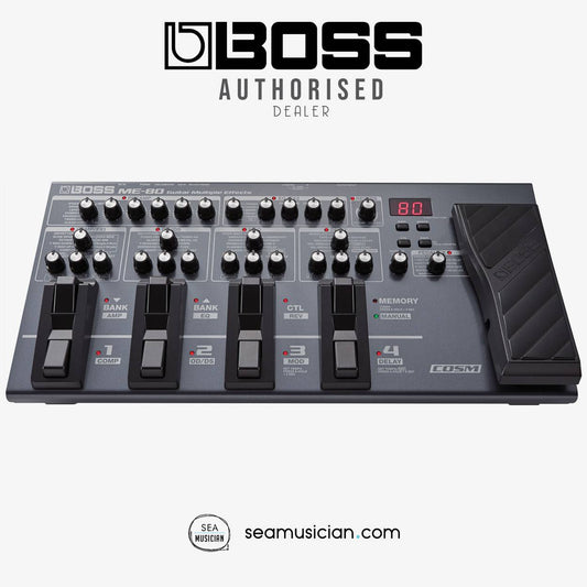 BOSS ME-80 MULTI EFFECT GUITAR PEDAL (BOSS-ME80)