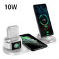 Wireless Charger - Wireless Charger For IPhone Fast Charger For Phone Fast Charging Pad For Phone Watch 6 In 1 Charging Dock Station