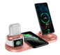 Wireless Charger - Wireless Charger For IPhone Fast Charger For Phone Fast Charging Pad For Phone Watch 6 In 1 Charging Dock Station