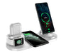 Wireless Charger - Wireless Charger For IPhone Fast Charger For Phone Fast Charging Pad For Phone Watch 6 In 1 Charging Dock Station